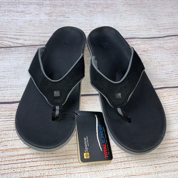 spenco yumi men's orthotic flip flops